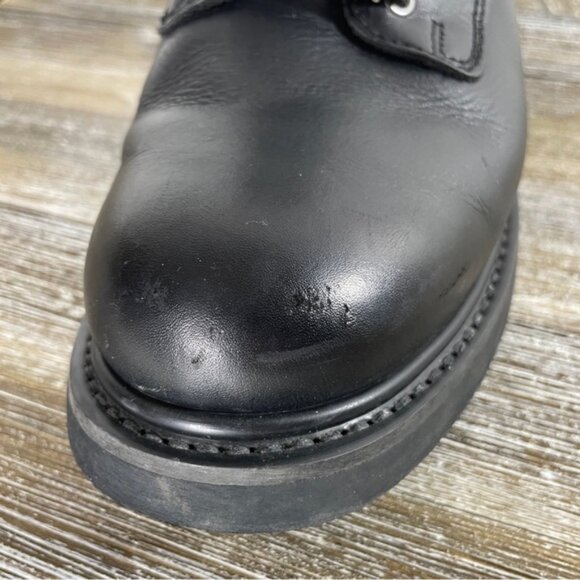 Harley Davidson Mens Leather Lace Up Riding Boots Sz 11 main image 8